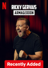 Kliknij by uszyskać więcej informacji | Netflix: Ricky Gervais: Armageddon | W tym przekraczajÄ…cym granice tabu stand-upie oÂ koÅ„cu ludzkoÅ›ci Ricky Gervais wygÅ‚asza kontrowersyjne opinie naÂ temat wydelikacenia iÂ politycznej poprawnoÅ›ci.